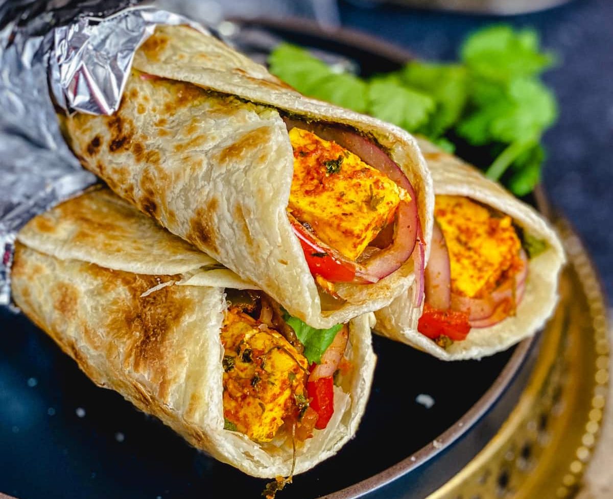 Delicious Easy Paneer Kathi Rolls Pakistani Food Recipe Pakistanichefs