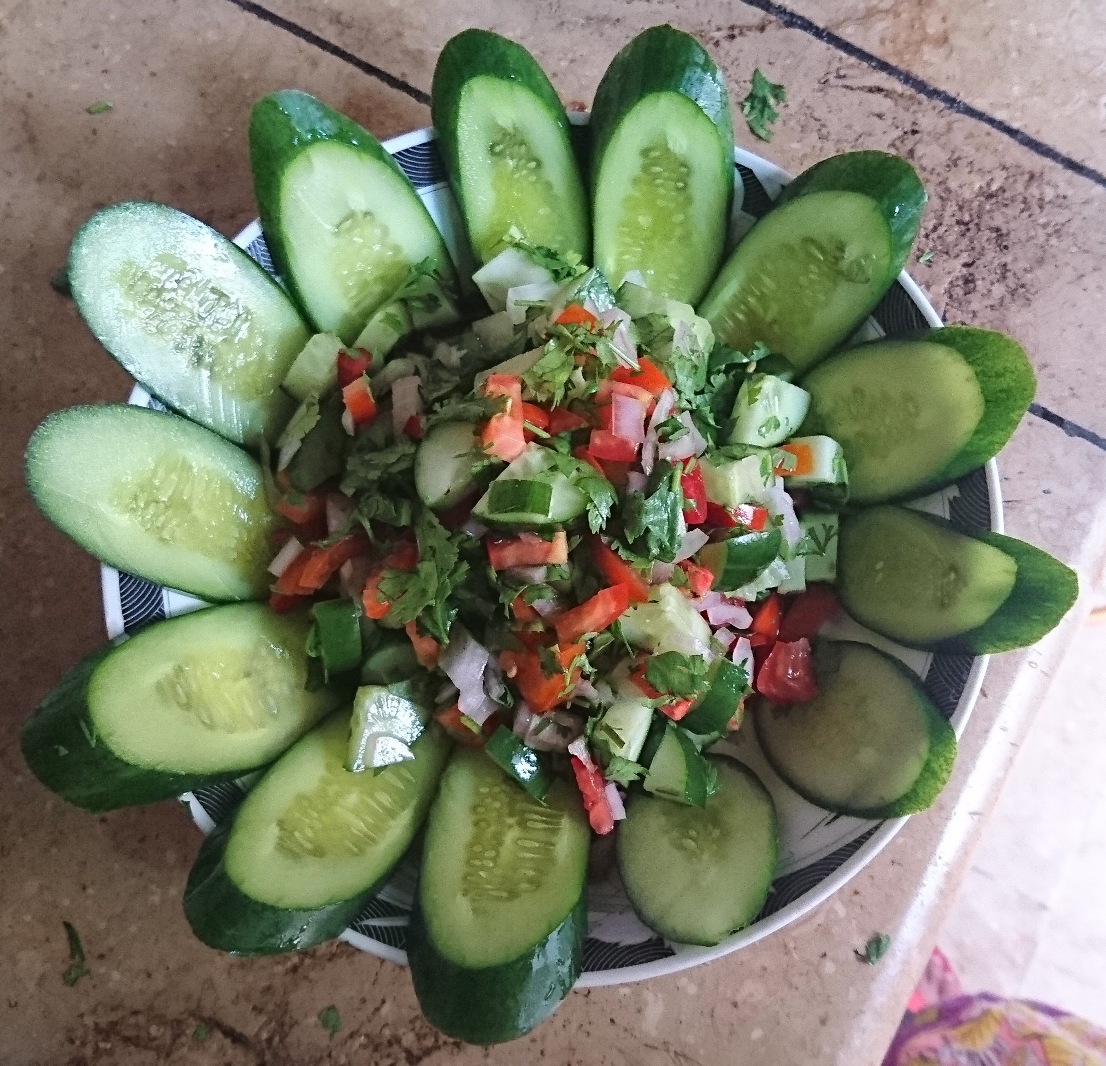 Israeli salad 1