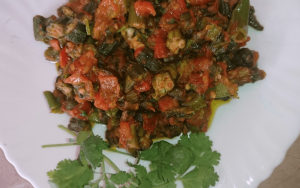 Tamatar Bhindi Pakistani Food Recipe