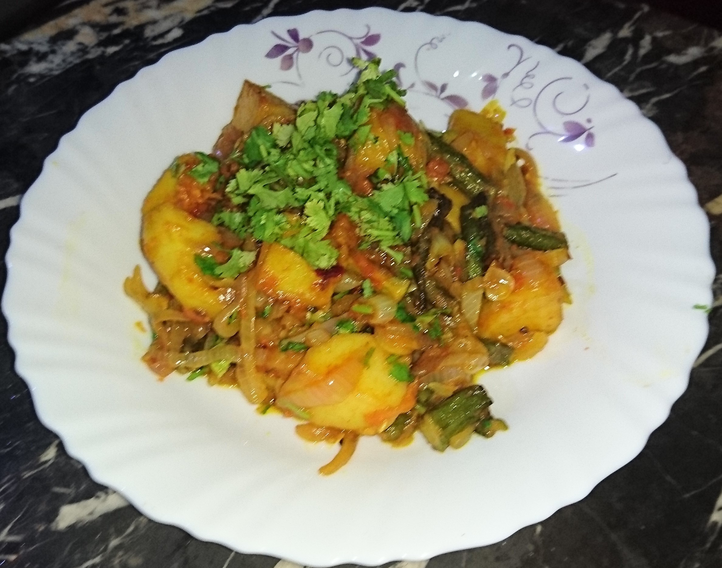 Masala Bhindi (Okra) Pakistani Food Recipe
