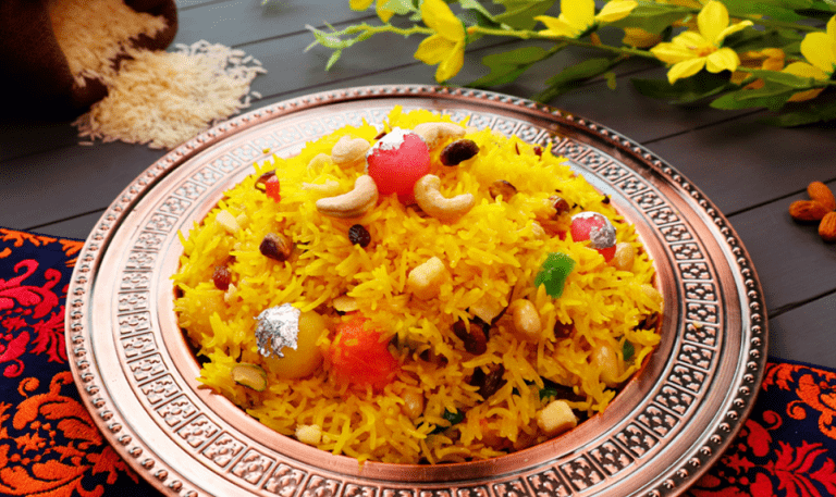 Shahi Zarda Sweet Rice Pakistani Food Recipe