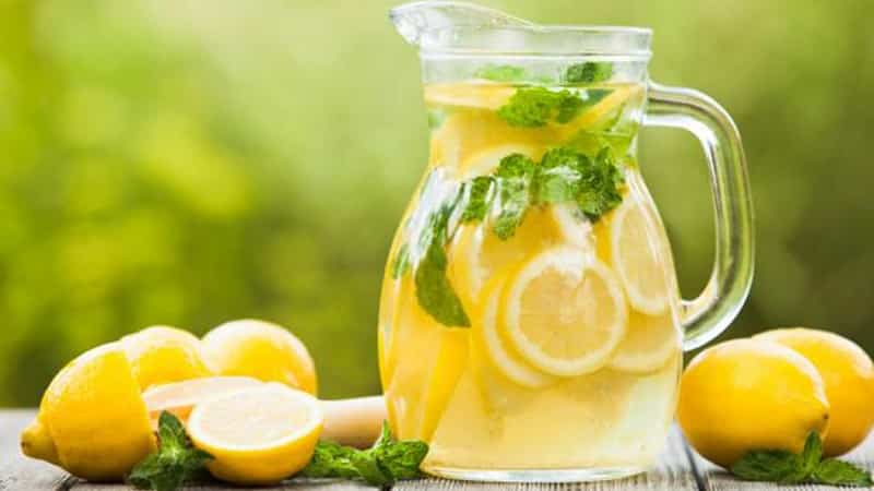 infused water lemon bachhoaxanh com