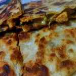 Delicious Chicken Cheese Paratha Pakistani Food Recipe With Video1 1