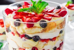 Delicious Summer Berries Trifle Pakistani Food Recipe