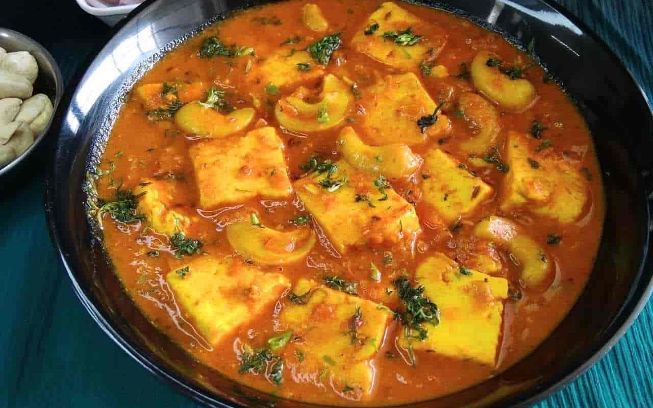 Yummy Shahi Kaju Paneer Masala Pakistani Food Recipe