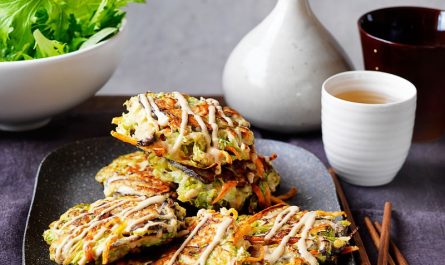Okonomiyaki Japanese Pancakes Recipe
