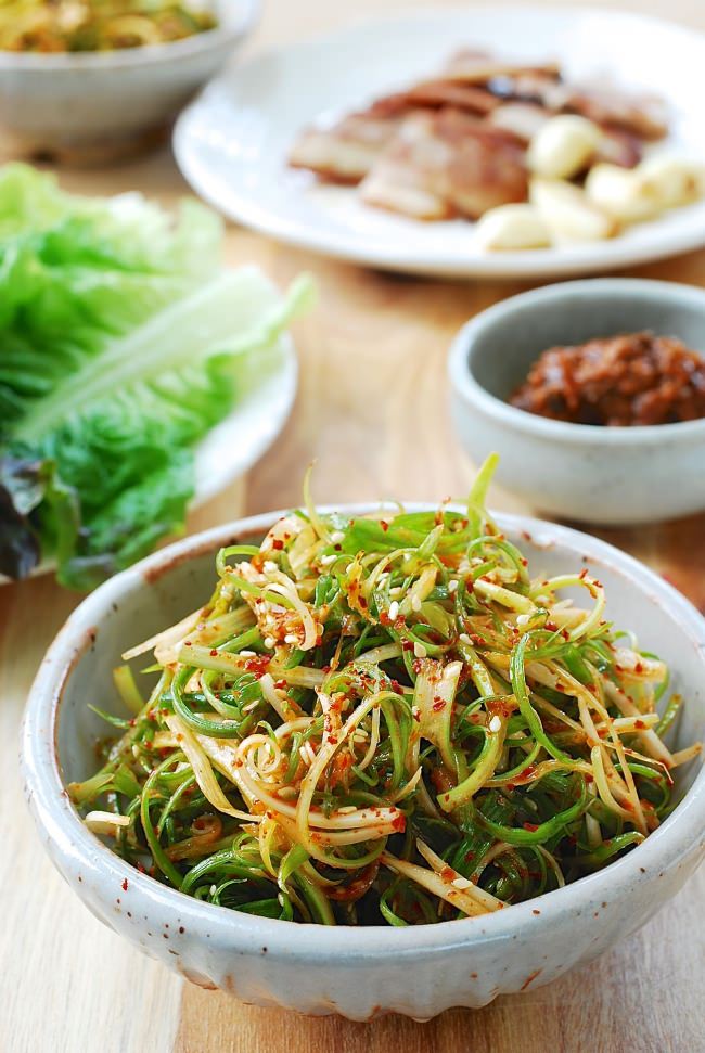 Korean Green Onion Salad