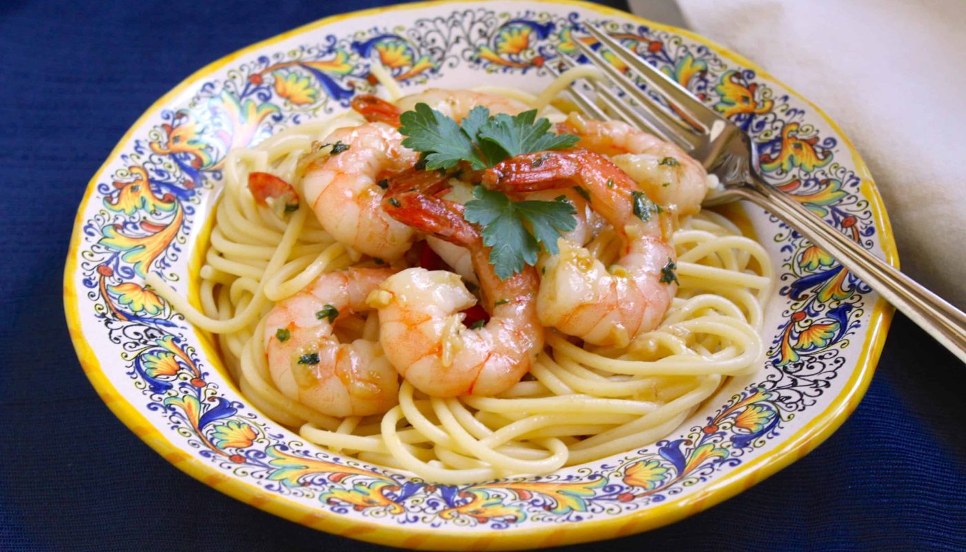 Delicious Italian Shrimp Pasta Recipe