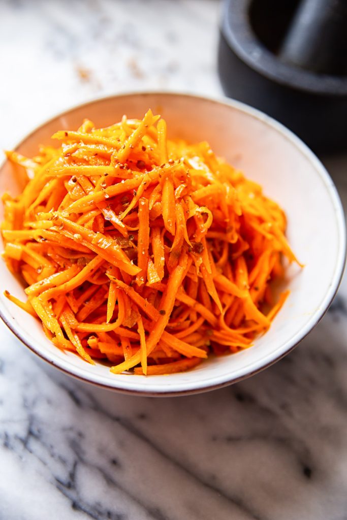 Delicious Spicy Korean Carrot Salad Recipe