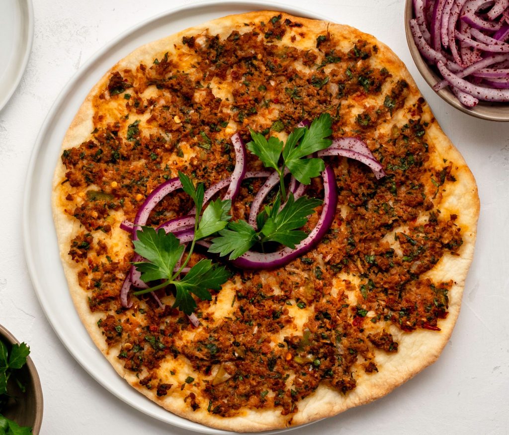 Easy Homemade Turkish Lahmacun Recipe (Turkish Pizza)