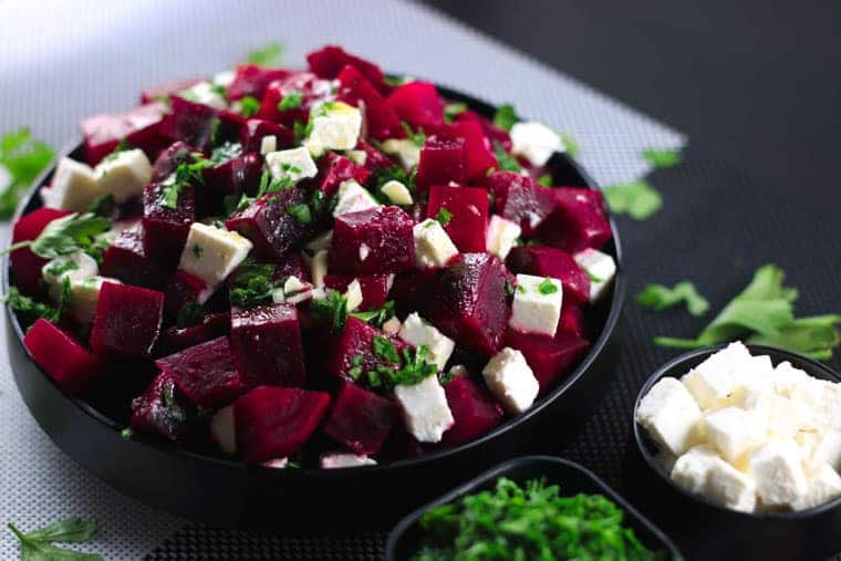 Beetroot and Feta Cheese Salad   Scrambled Chefs 4