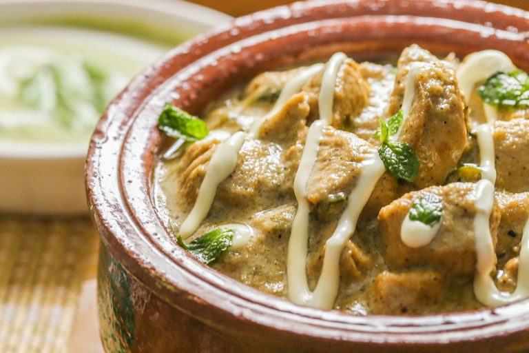 Homemade Chicken White Handi Pakistani Food Recipe