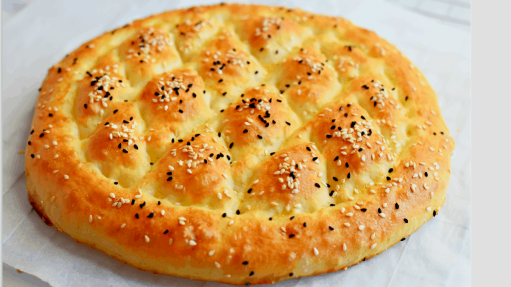 Easy No knead Ramadan Pide Bread 2