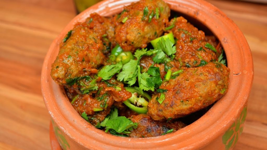 Homemade Tasty Beef Handi Kabab Pakistani Food Recipe