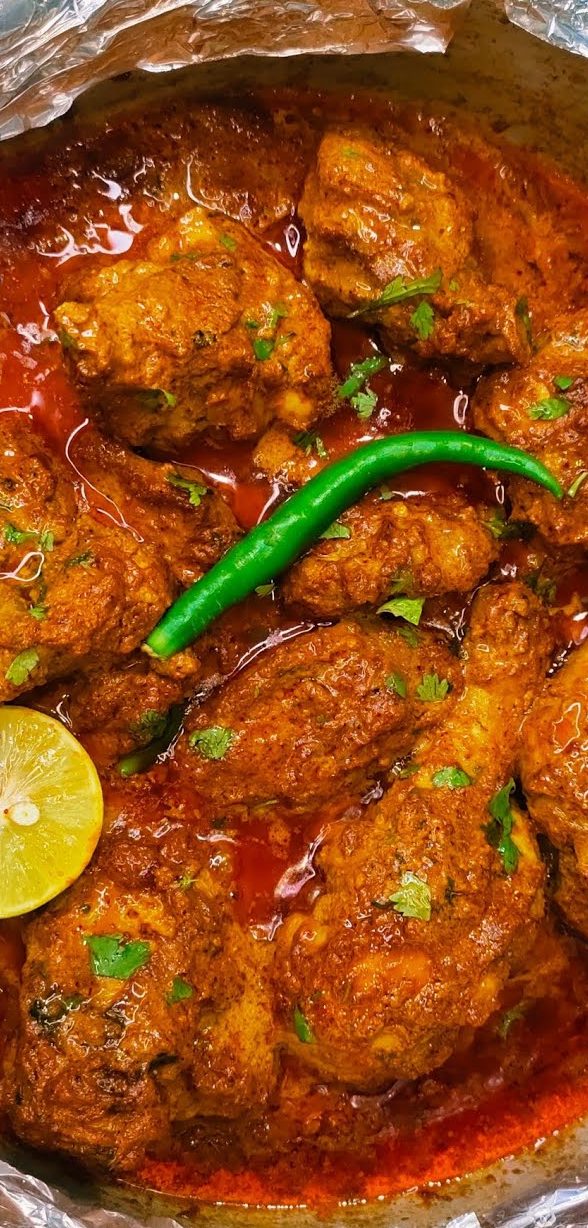 Delicious Hyderabadi Dum Chicken Gravy Pakistani Food Recipe