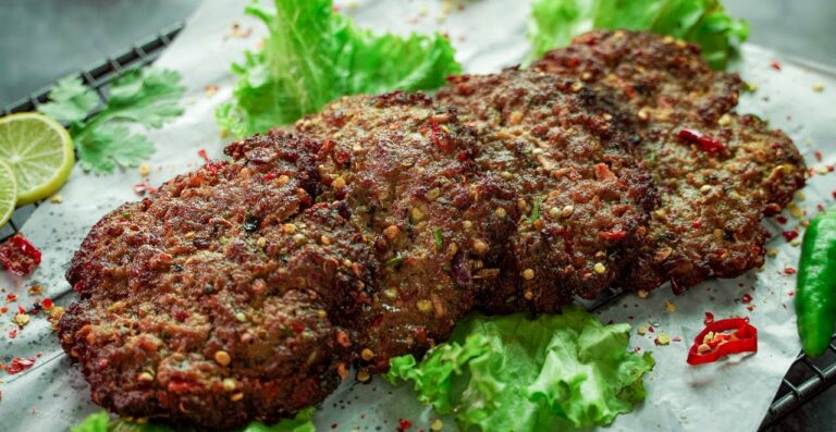 Tasty Chicken Chapli Kabab Pakistani Food Recipe